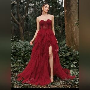 Sexy And Elegant Red Dress